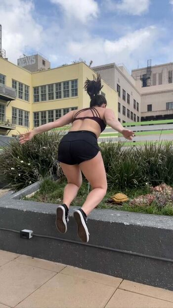 Girls In Wedgy Fitness Shorts