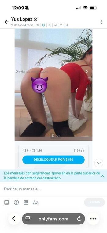Full leaked Yus lopez private onlyfans photo